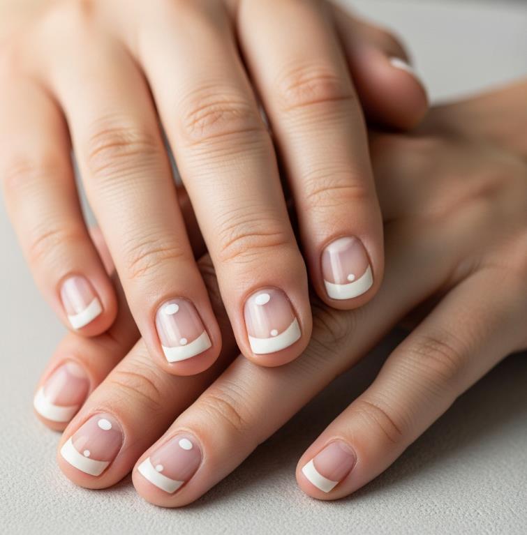 손톱에 하얀 점