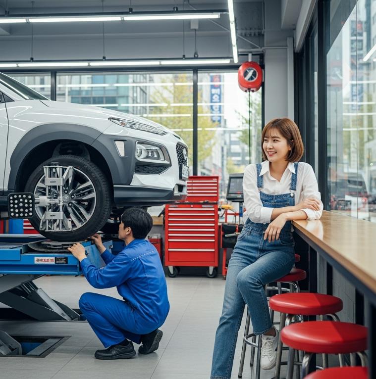 차량 정렬(얼라인먼트)이 맞지 않으면