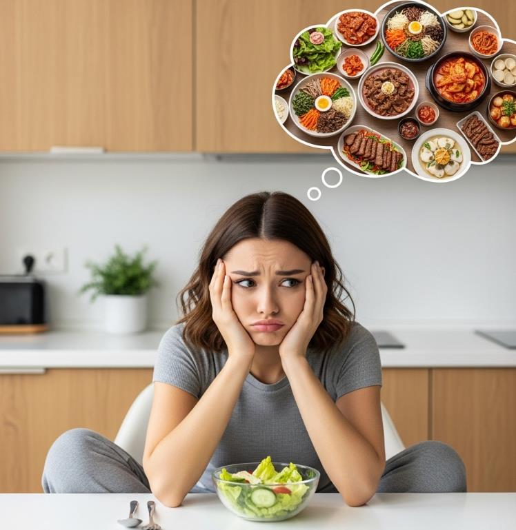 다이어트 중에 배고플 때