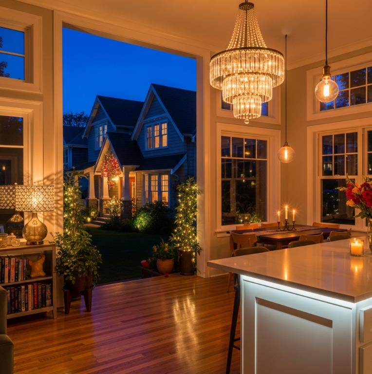 집안 조명이 수면 패턴