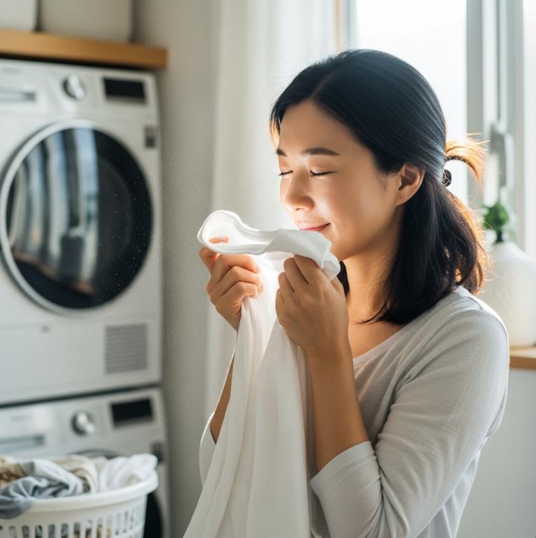 세탁 후 옷에 냄새가 남는 이유는
