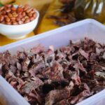 Free stock photo of african cuisine, biltong biltong recipe, biltong packaging close up