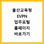울산교육청 EVPN 업무포털 홈페이지 바로가기 https://evpn.use.go.kr