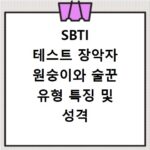 SBTI 테스트 장악자 원숭이와 술꾼 유형 특징 및 성격 분석 결과 정리