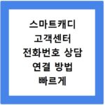 스마트캐디 고객센터 전화번호 상담 연결 방법 빠르게 확인하는 법