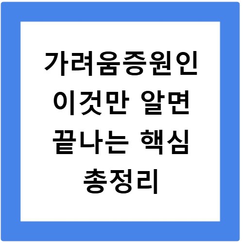 가려움증원인 이것만 알면 끝나는 핵심 총정리